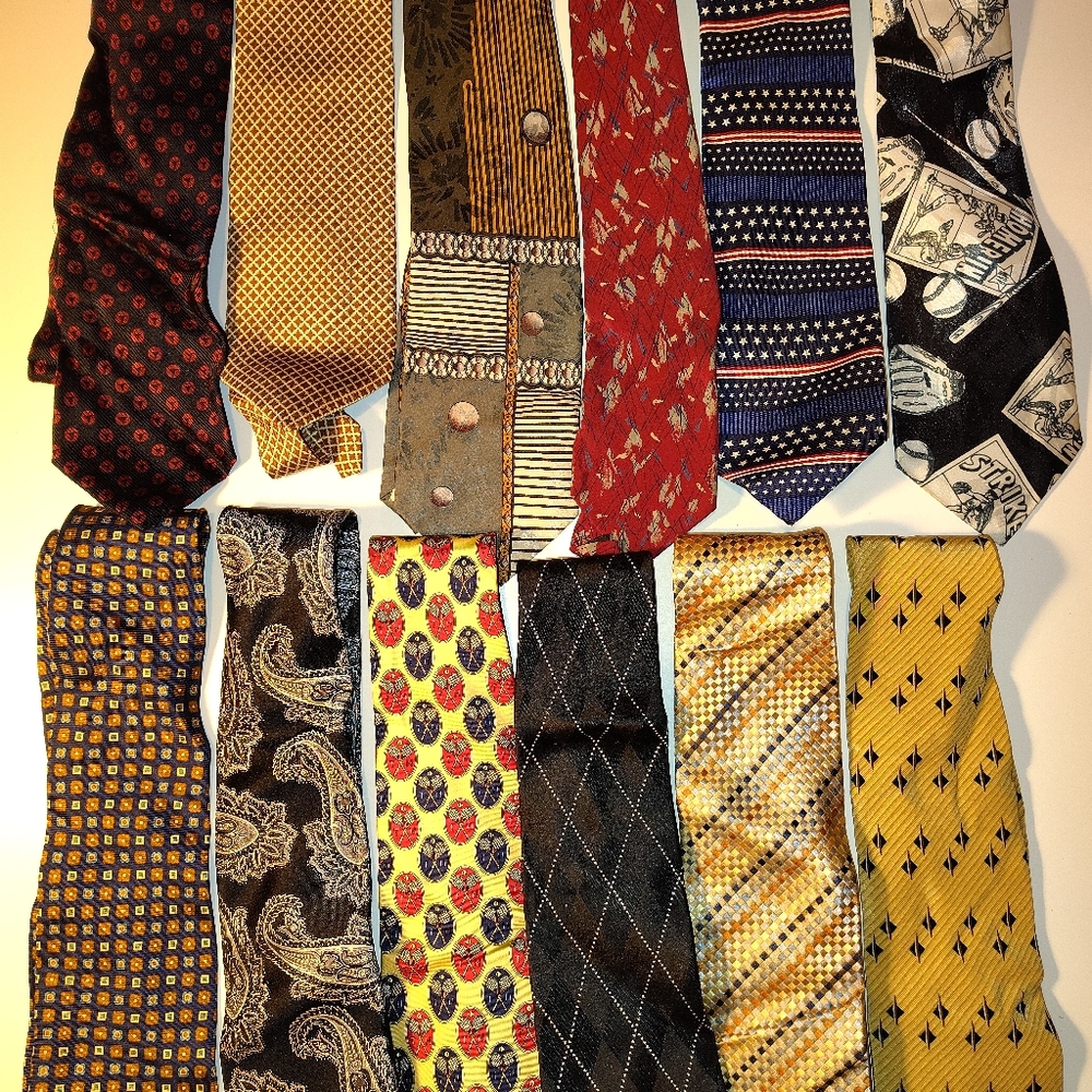 Classic Men’s Silk Tie - Assorted Patterns and Colors